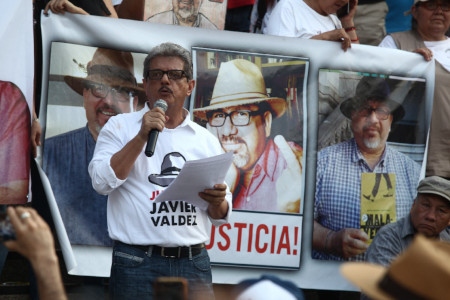 Ismael Bojórquez Perea kämpar för att den som beställde mordet på kollegan Javier Valdez ska ställas inför rätta.