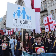 Istället för IDAHOTB hölls den 17 maj en dag "för familjens renhet" i Georgiens huvudstad Tbilisi.
