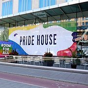 Clarion Hotel vid Skanstull har förvandlats till Pride House. 