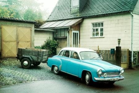 Familjen Strelzyks Wartburg.