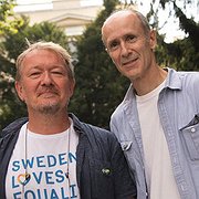 Johan Norqvist, förste ambassadsekreterare, och Torgny Svenungsson, ambassadråd vid Svenska ambassaden i Sarajevo.