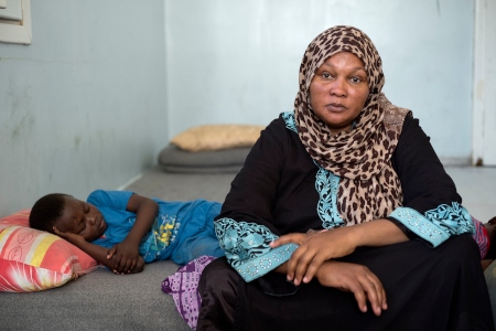 Aldaw Adem kommer från det krigshärjade Kordofan i Sudan. Hon och hennes familj försökte fly via Libyen till Europa, men misslyckades. När nya stridigheter bröt ut i Tripoli träffades deras hus av en raket.