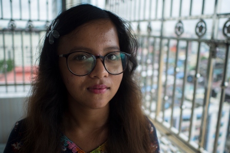 Kay Zon Nway är videoreporter på Myanmar Now.