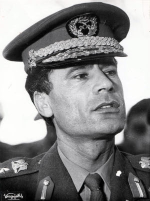 Överste Khadaffi på 1970-talet.