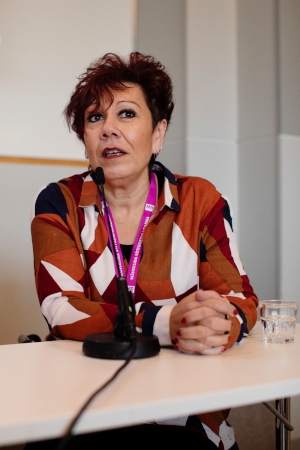 Jeanette Olsson, representant för organisationen Gipsy Queens Örebro.