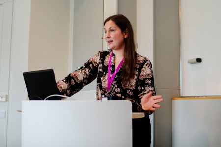 Mirelle Gyllenbäck, utvecklingsledare på Länsstyrelsen i Stockholm och moderator för seminariet.