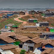 Kutupalong i Bangladesh. Trångboddheten är stor bland rohingyerna som tvingats fly från Myanmar.