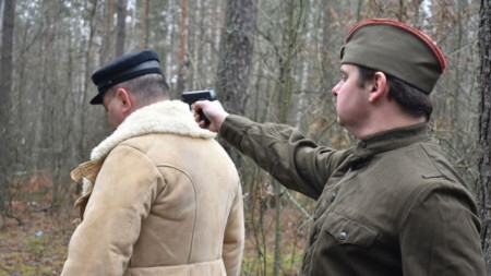 Skogspartiet utanför Homel har kallats för ”Dödens Skog”. I januari iscensattes en avrättning för att påminna om vad som hände på samma plats 1937.