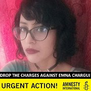 Amnesty har engagerat sig i Emna Charguis fall.