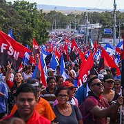 Den 14 mars utlyste Nicaraguas president Daniel Ortega en demonstration kallad ”Kärlek i tider av Covid-19”. Åtgärden fick hård kritik då de flesta länder istället undvek större folksamlingar för att minska coronaspridning.
