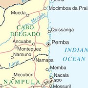 Cabo Delgado i norra Moçambique.