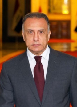 Iraks premiärminister Mustafa Al-Kadhimi tillträdde i maj 2020.