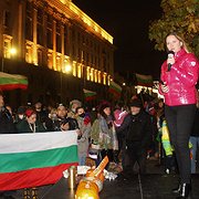 Daglig protest i Sofia.