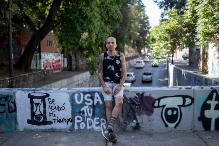  Rodrigo Rojas Vade hade aldrig demonstrerat innan protesterna började hösten 2019. 