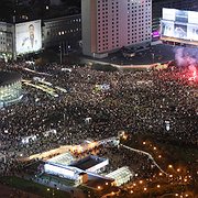  ”Marschen mot Warszawa” den 30 oktober 2020. Över 100 000 personer deltog i protest mot nya inskränkningar i aborträtten.