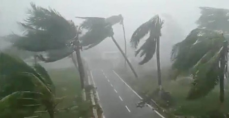 Cyklonen Fani slog till mot Odisha i maj 2019. 
