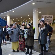 Manifestation på Sergels Torg i Stockholm 10 december.