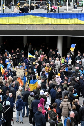 Sergels torg i Stockholm 26 mars.