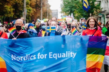 Jämlikhetsmarschen som Kyiv Pride arrangerade 19 september 2021 blev en succé med 7 000 deltagare, däribland internationella gäster.