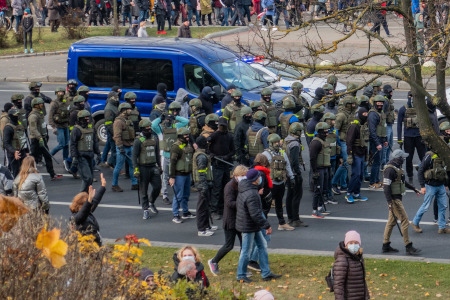 Regimens styrkor på plats 1 november 2020.