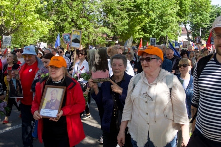 Segerdagen firades i år i Moldaviens huvudstad Chișinău i skuggan av kriget i grannlandet Ukraina.