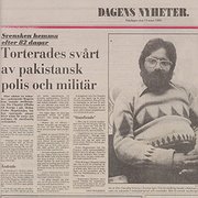 Artikel i DN den 13 mars 1983 om att Din Chaudry Sial har blivit frigiven.