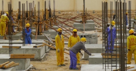Migrantarbetare i Qatar.
