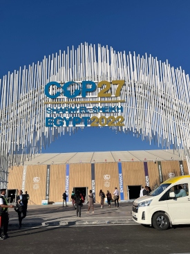 COP27 hålls i Sharm el-Sheik i Egypten och planeras vara avslutat den 18 november.