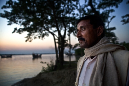 Förlorade allt. Barek Majhi var en gång i tiden en rik man i sin by. De senaste åren har han förlorat alla sina tre fisketrålare i det oförutsägbara vädret.