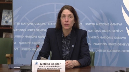 Matilda Bogner leder  FN:s övervakningsmission för mänskliga rättigheter i Ukraina.