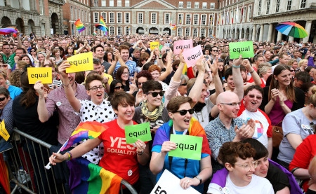 Jubel i Dublin.