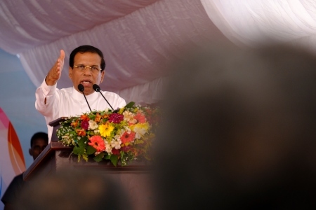 Maithripala Sirisena (arkivbild från 2017).