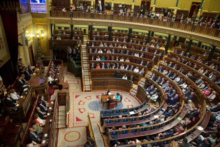 Deputeradekammaren i det spanska parlamentet.