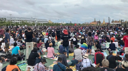 Under de stora protesterna hösten 2020 fördes krav fram på en förändring av monarkins roll i Thailand.