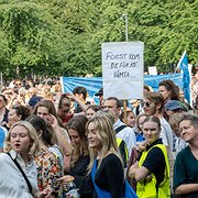 En stor demonstration hölls den 10 september i Stockholm.