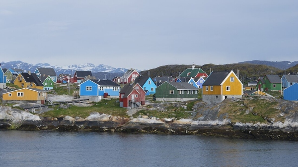 Byn Fiskenaesset, där Henriette Berthelsen bodde med sin familj innan hon togs till Danmark.